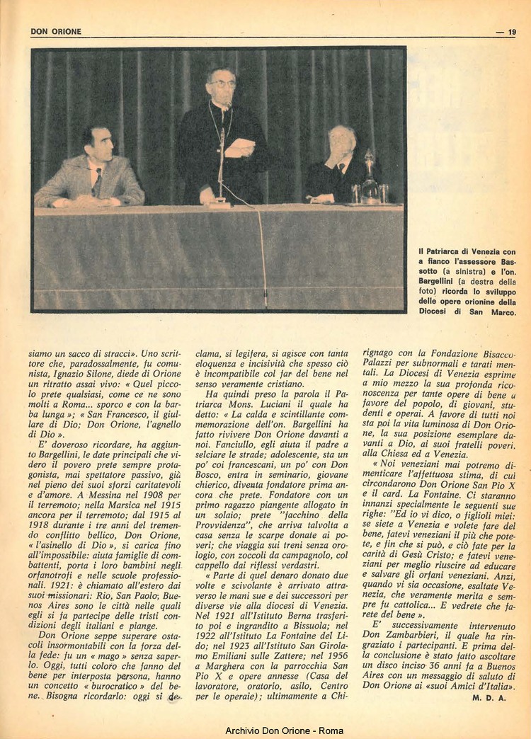 Don Orione, 68, 01, 01-01-1973, pagina 19