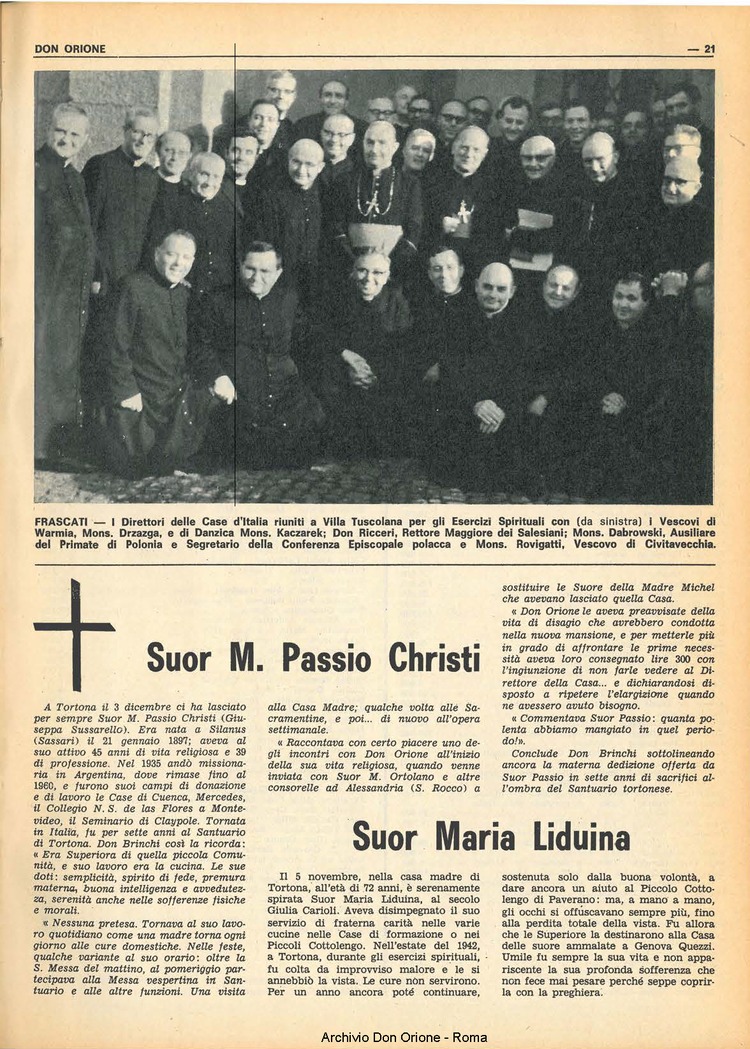 Don Orione, 68, 01, 01-01-1973, pagina 21