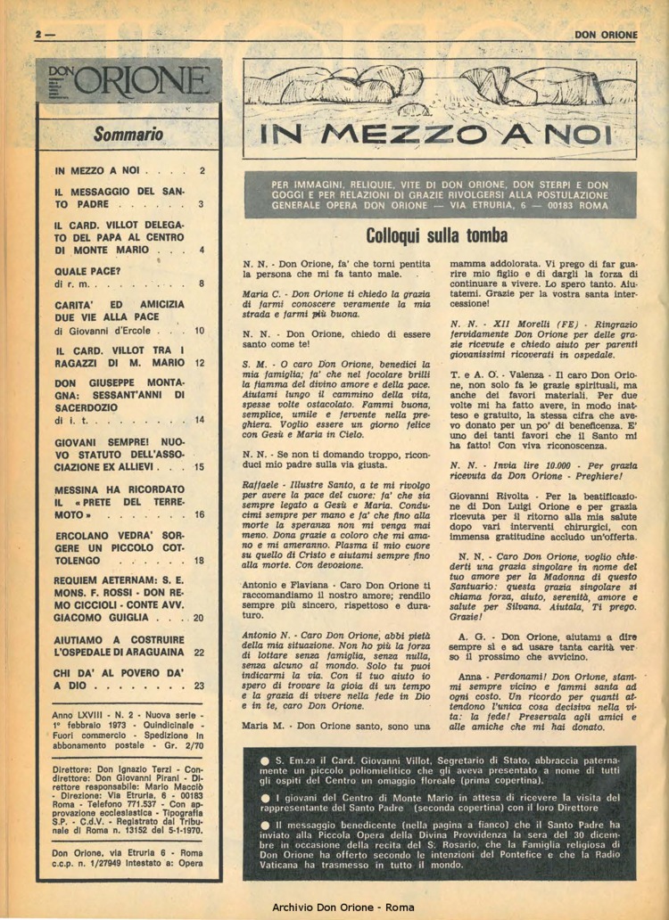Don Orione, 68, 02, 01-02-1973, pagina 2