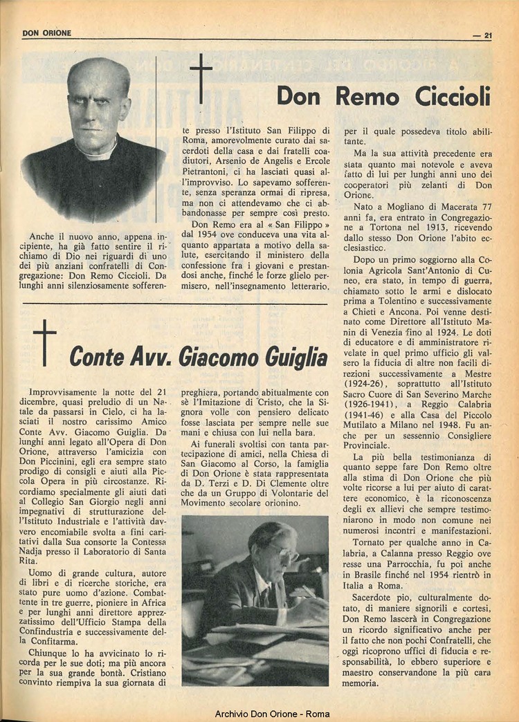 Don Orione, 68, 02, 01-02-1973, pagina 21