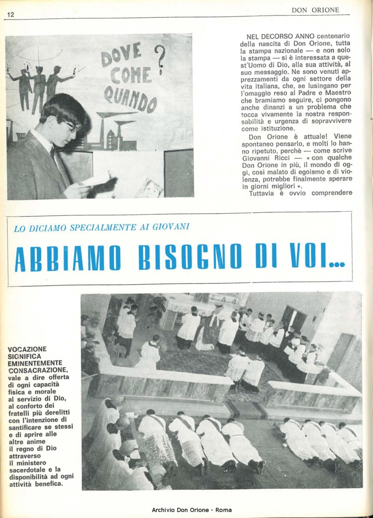 Don Orione, 68, 03, 15-02-1973, pagina 12