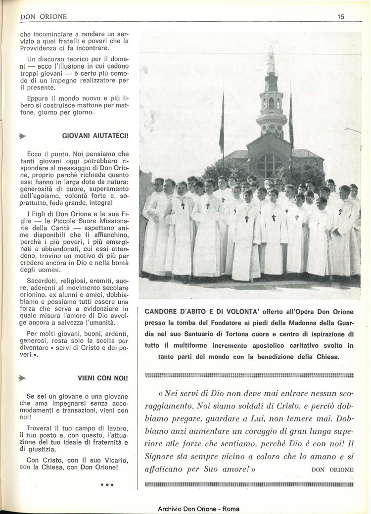 Don Orione, 68, 03, 15-02-1973, pagina 15