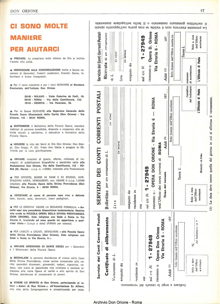Don Orione, 68, 03, 15-02-1973, pagina 17