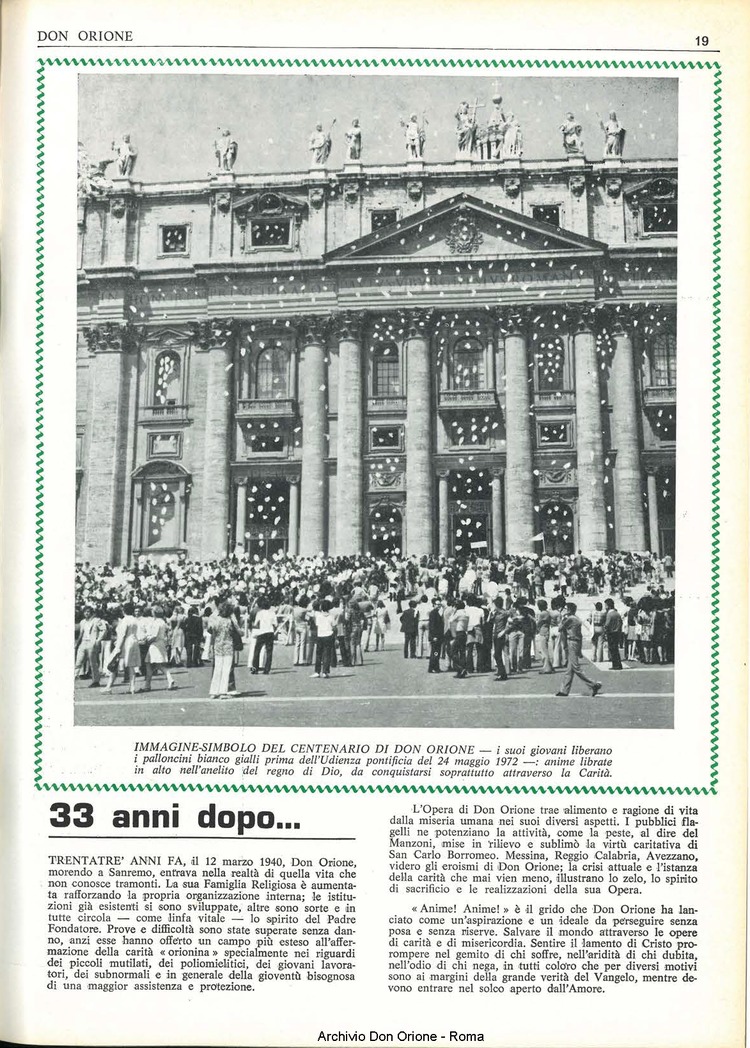 Don Orione, 68, 03, 15-02-1973, pagina 19