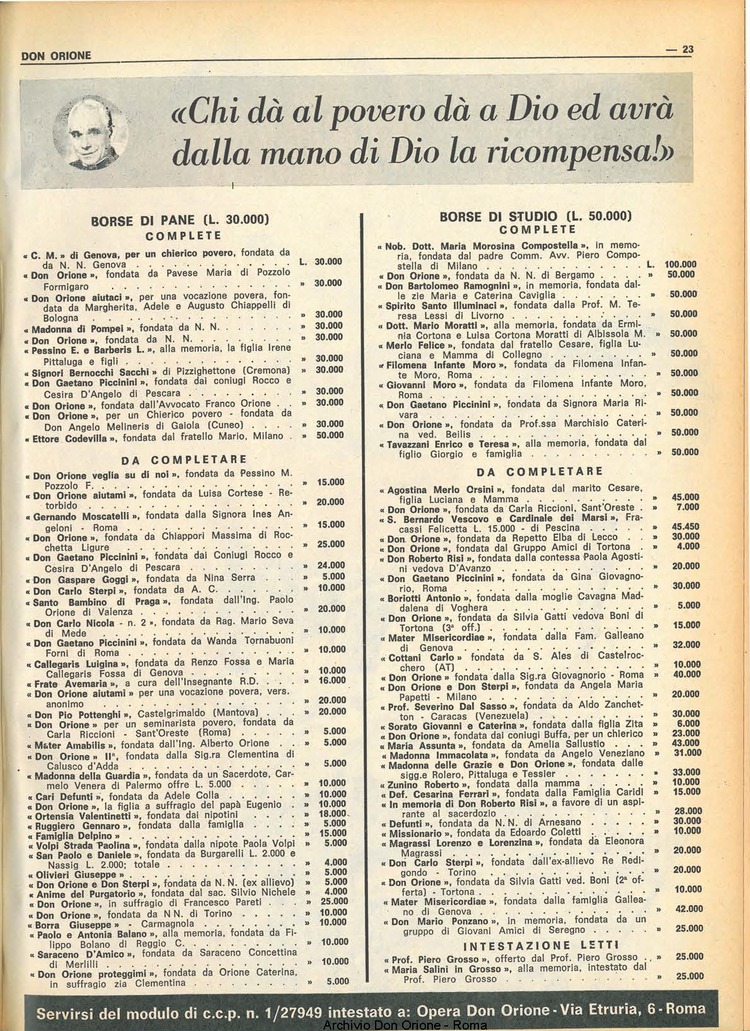 Don Orione, 68, 04, 01-03-1973, pagina 23