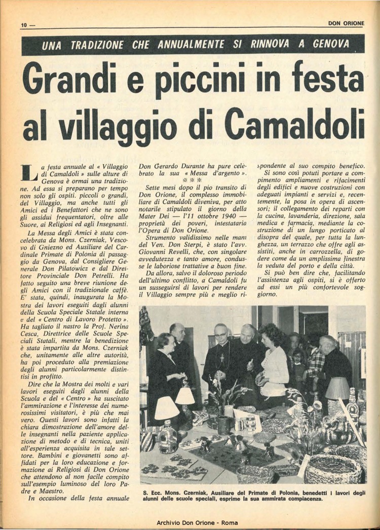 Don Orione, 68, 05, 01-04-1973, pagina 10