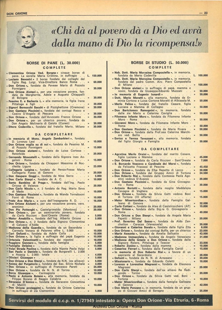 Don Orione, 68, 05, 01-04-1973, pagina 23