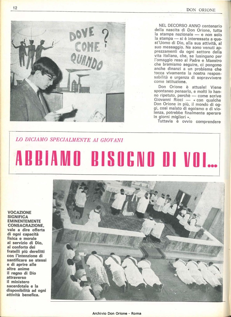 Don Orione, 68, 06, 15-04-1973, pagina 12