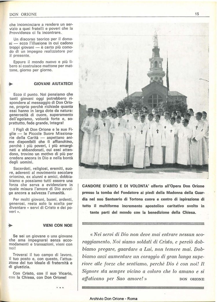 Don Orione, 68, 06, 15-04-1973, pagina 15