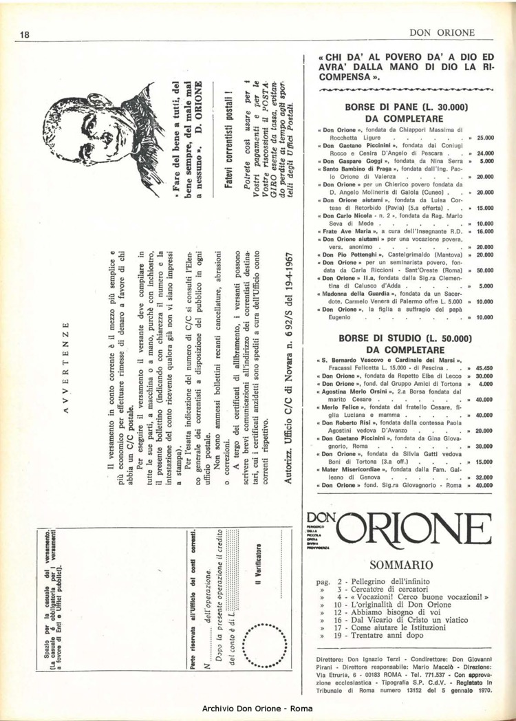 Don Orione, 68, 06, 15-04-1973, pagina 18