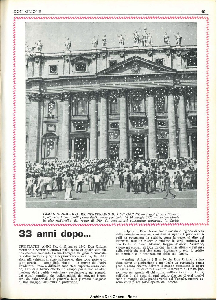 Don Orione, 68, 06, 15-04-1973, pagina 19