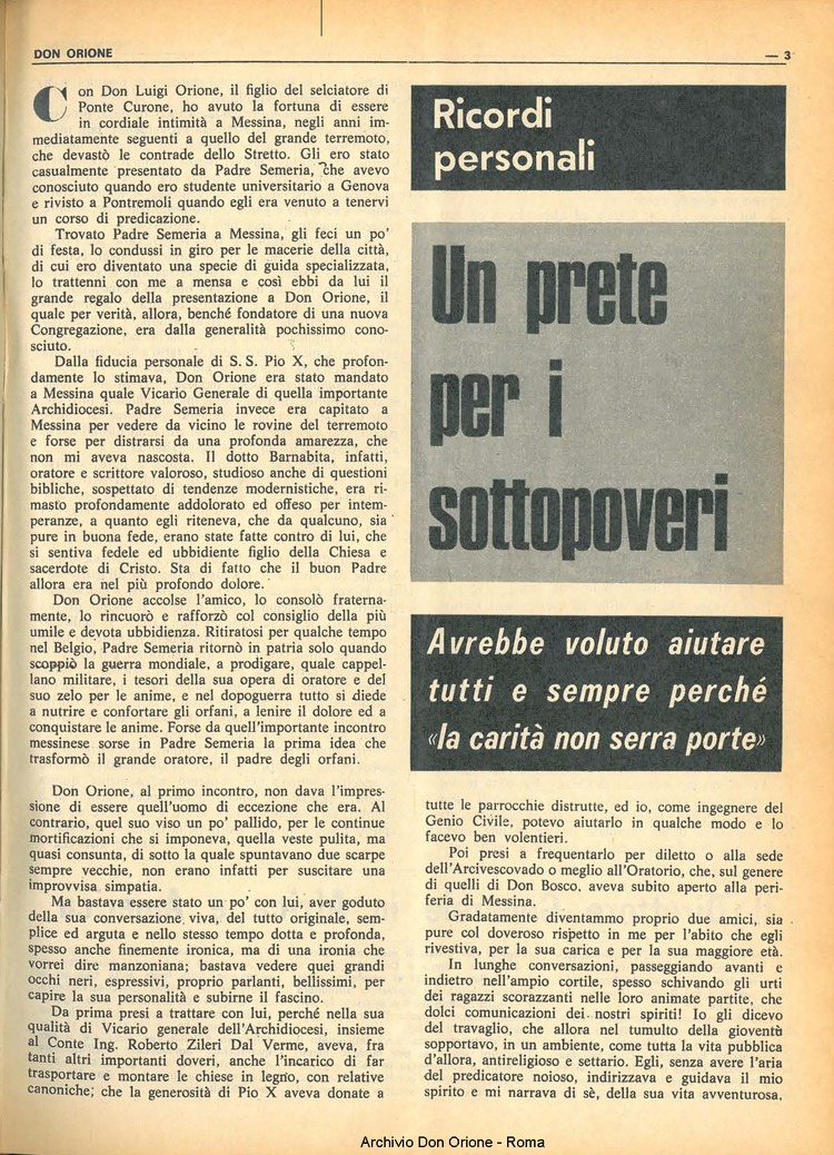 Don Orione, 68, 07, 01-05-1973, pagina 3