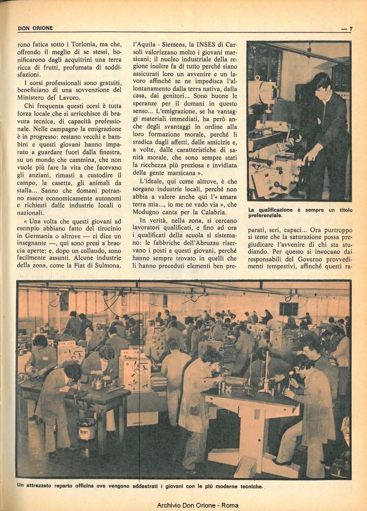 Don Orione, 68, 07, 01-05-1973, pagina 7
