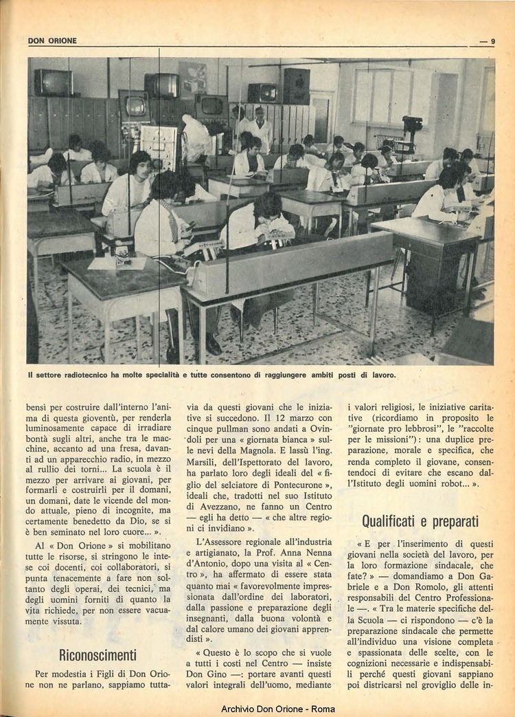 Don Orione, 68, 07, 01-05-1973, pagina 9