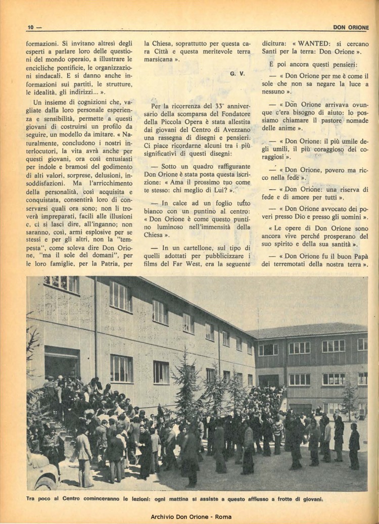 Don Orione, 68, 07, 01-05-1973, pagina 10