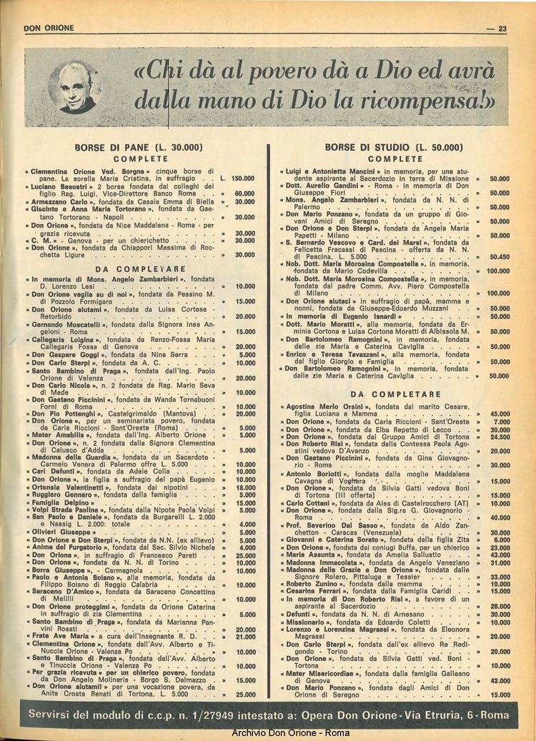 Don Orione, 68, 07, 01-05-1973, pagina 23