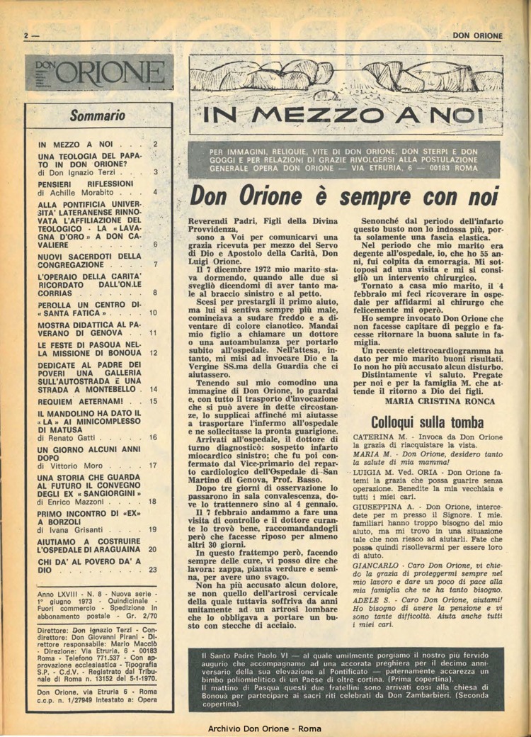 Don Orione, 68, 08, 01-06-1973, pagina 2