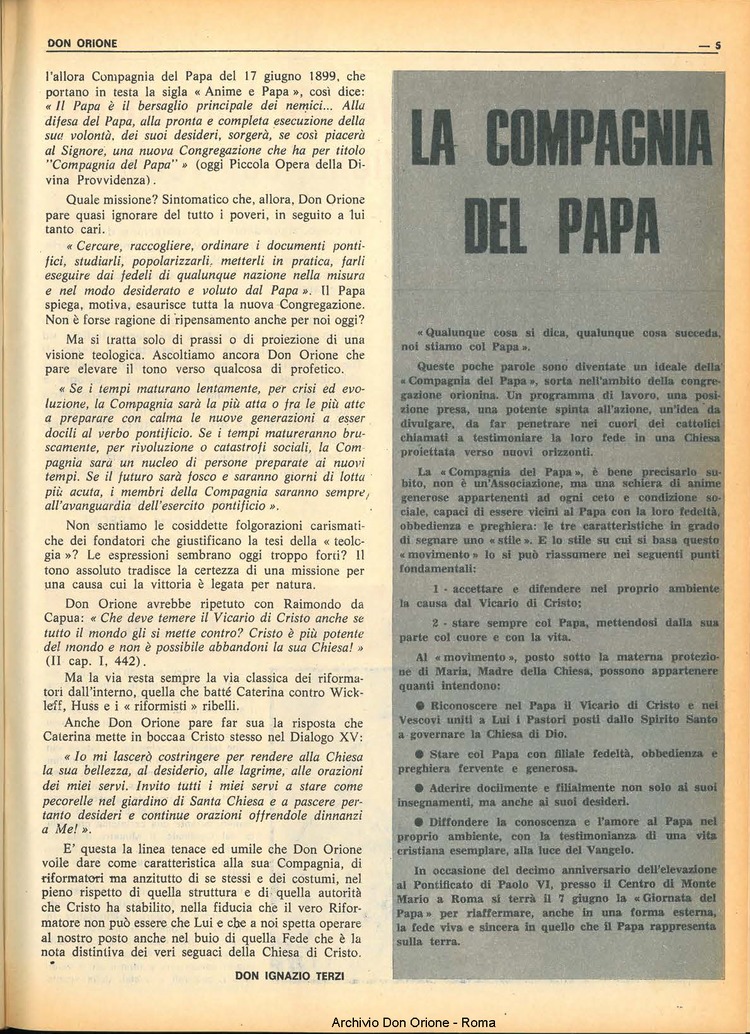 Don Orione, 68, 08, 01-06-1973, pagina 5