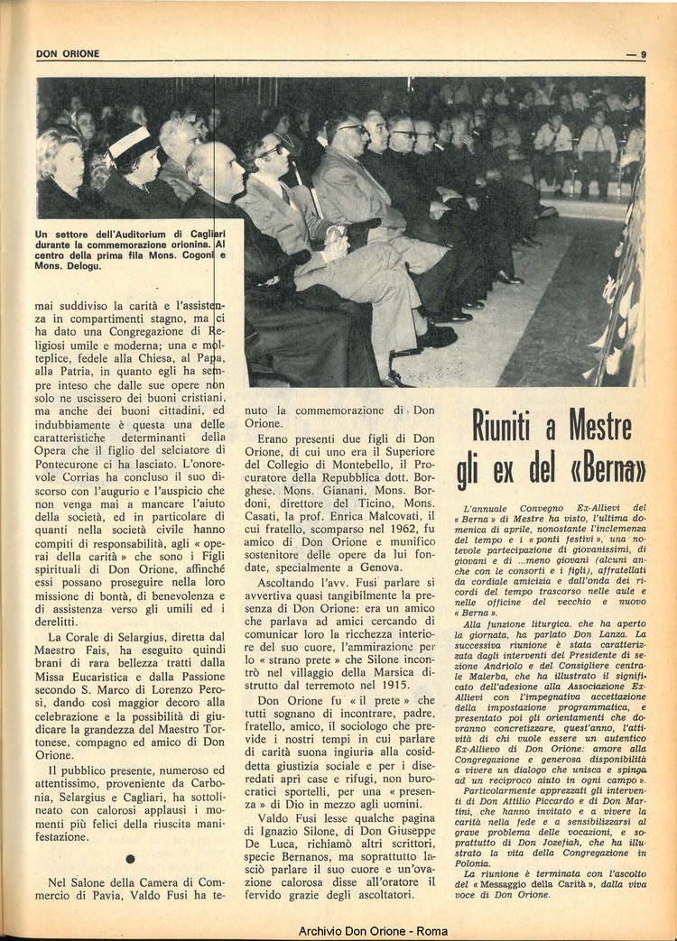 Don Orione, 68, 08, 01-06-1973, pagina 9