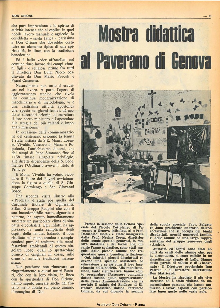 Don Orione, 68, 08, 01-06-1973, pagina 11
