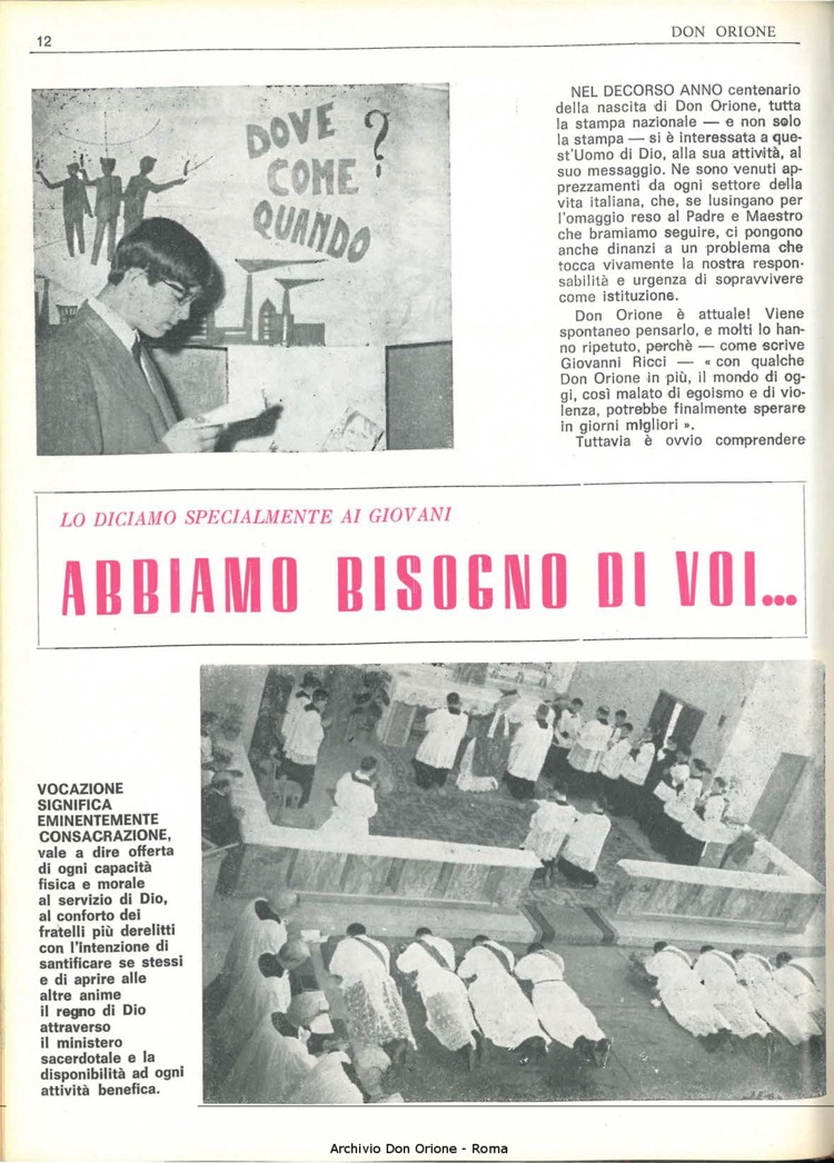 Don Orione, 68, 09, 15-06-1973, pagina 12