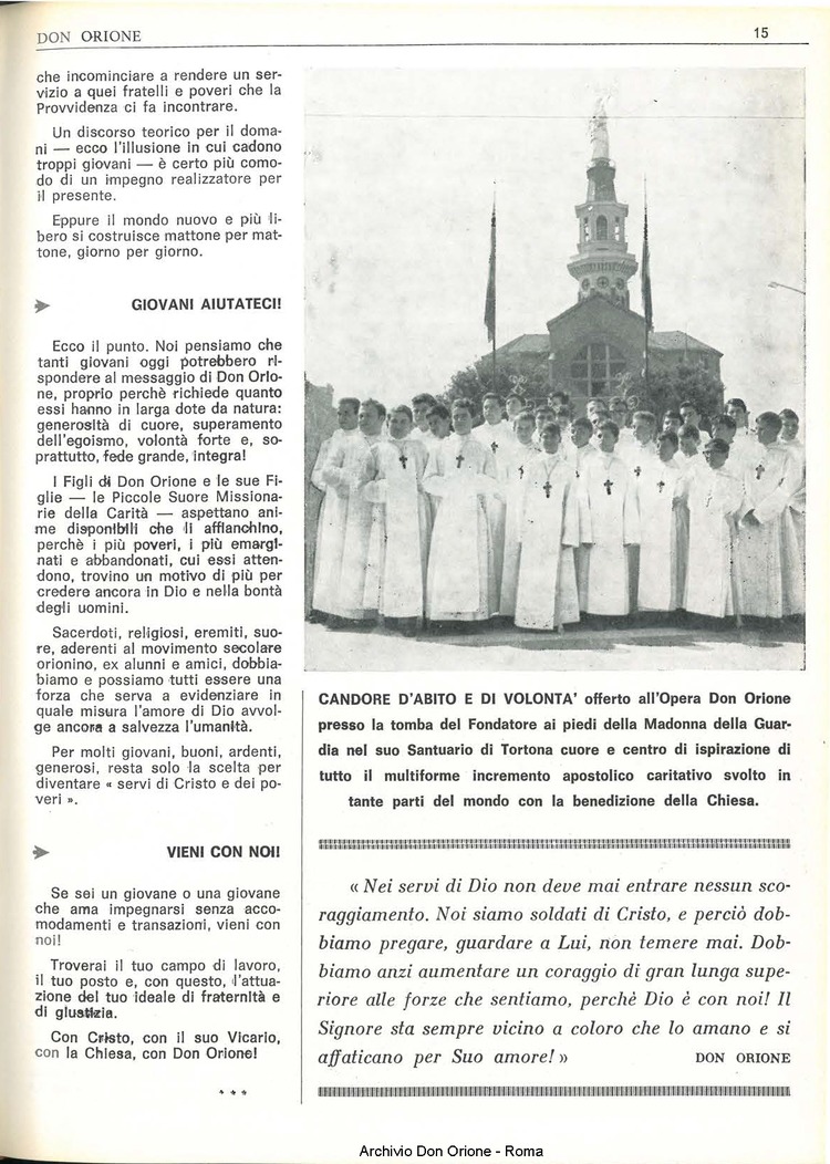 Don Orione, 68, 09, 15-06-1973, pagina 15