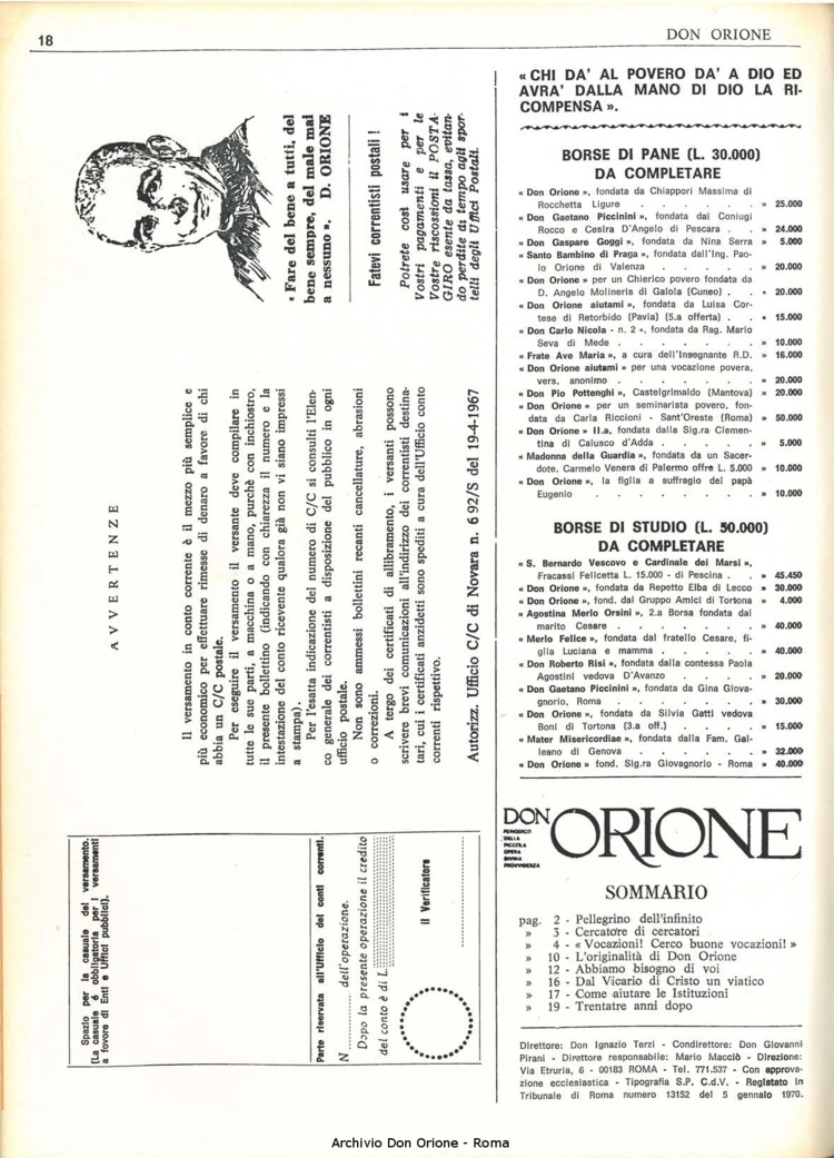 Don Orione, 68, 09, 15-06-1973, pagina 18