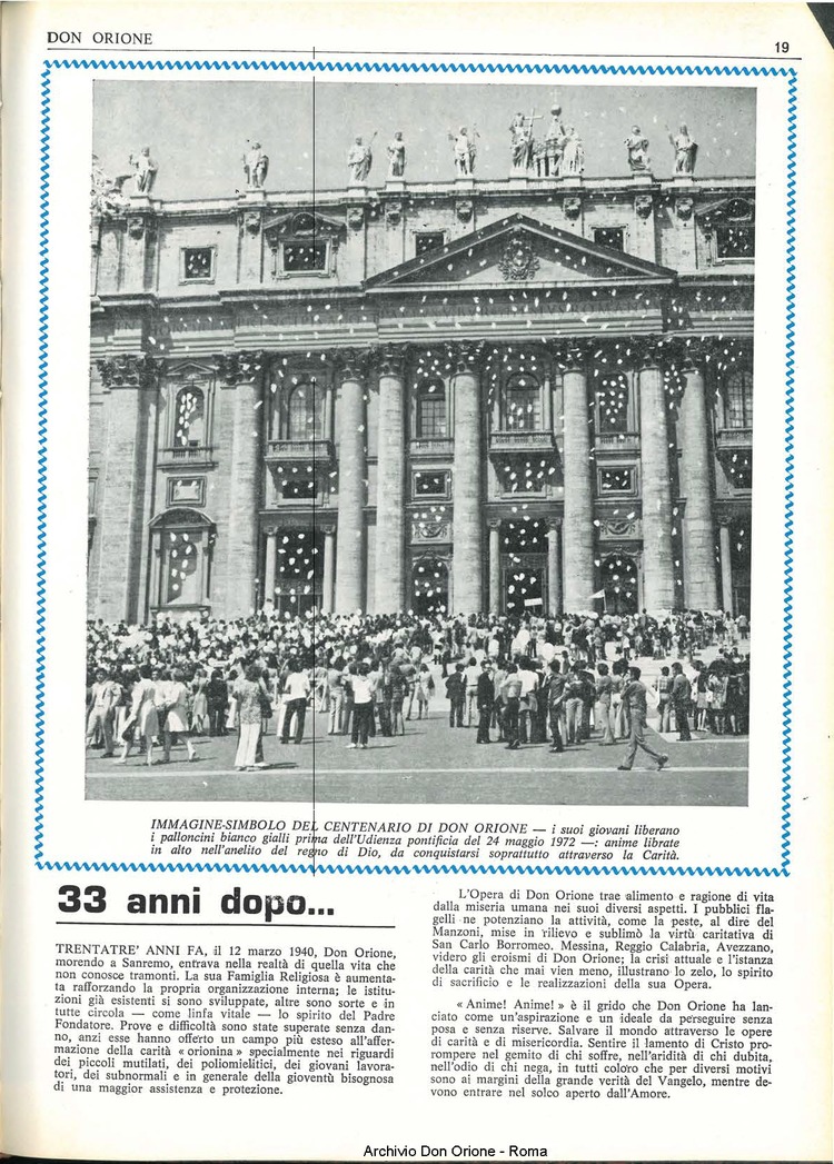 Don Orione, 68, 09, 15-06-1973, pagina 19