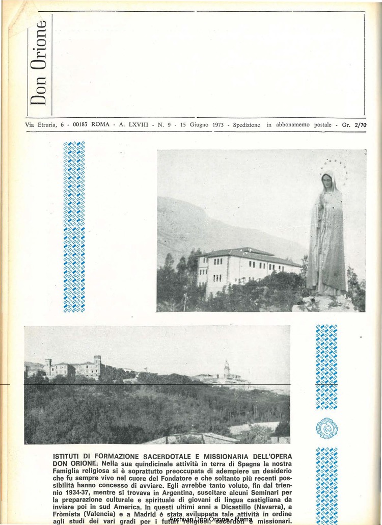 Don Orione, 68, 09, 15-06-1973, pagina 20
