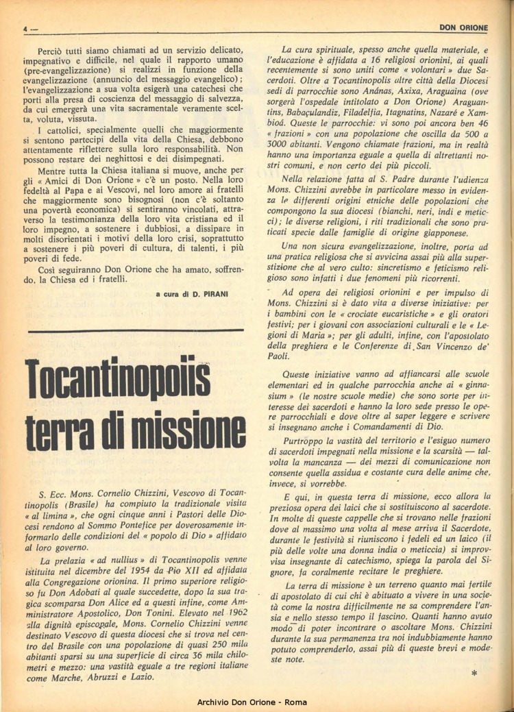 Don Orione, 68, 10, 01-07-1973, pagina 4