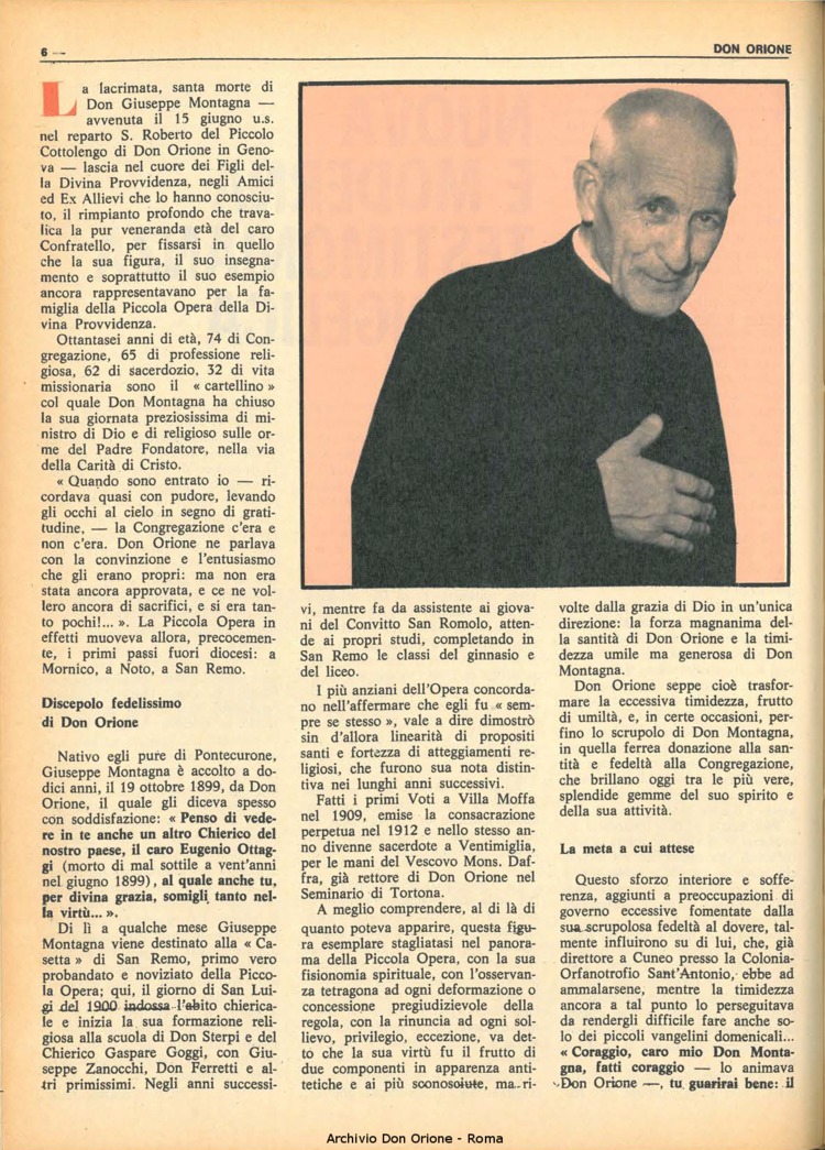 Don Orione, 68, 10, 01-07-1973, pagina 6