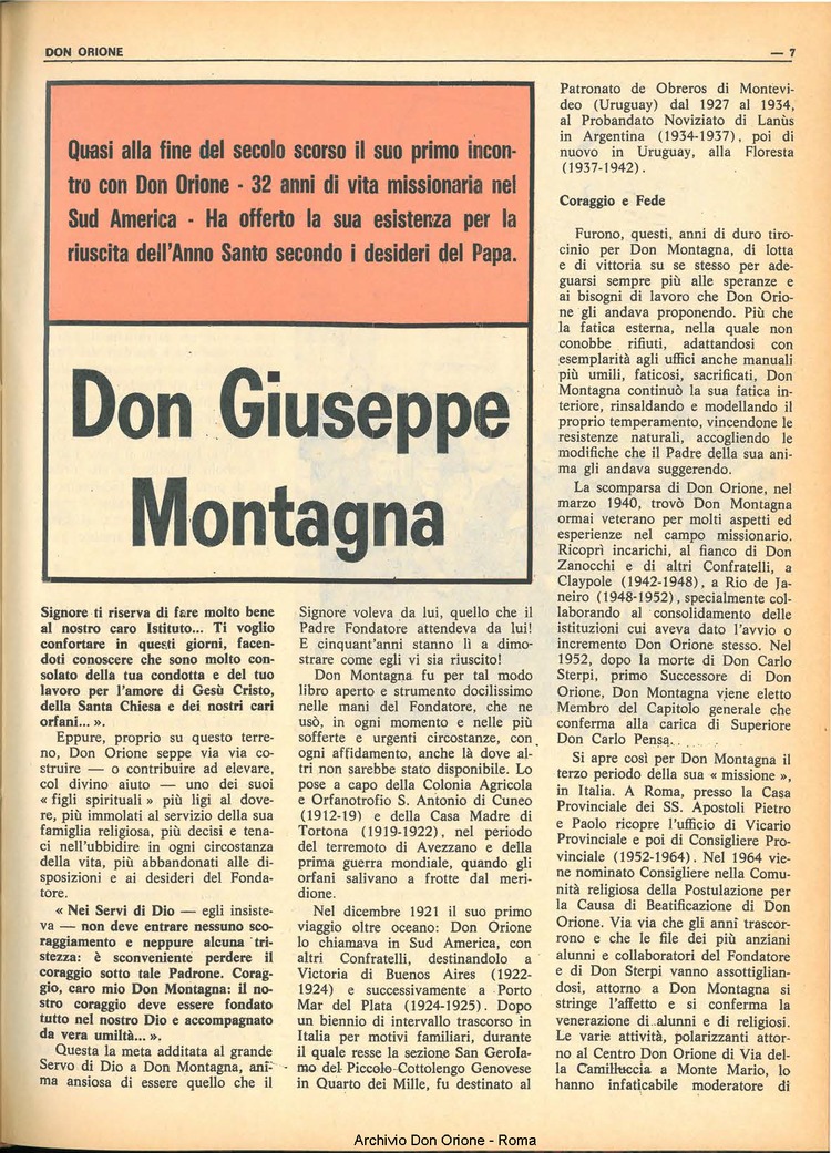 Don Orione, 68, 10, 01-07-1973, pagina 7