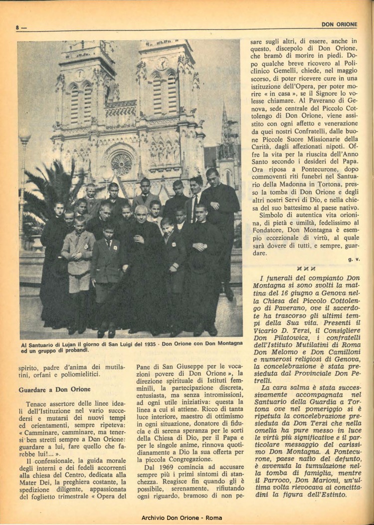 Don Orione, 68, 10, 01-07-1973, pagina 8