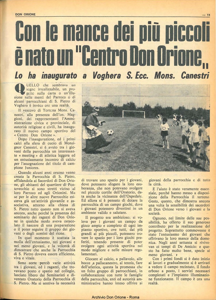 Don Orione, 68, 10, 01-07-1973, pagina 11
