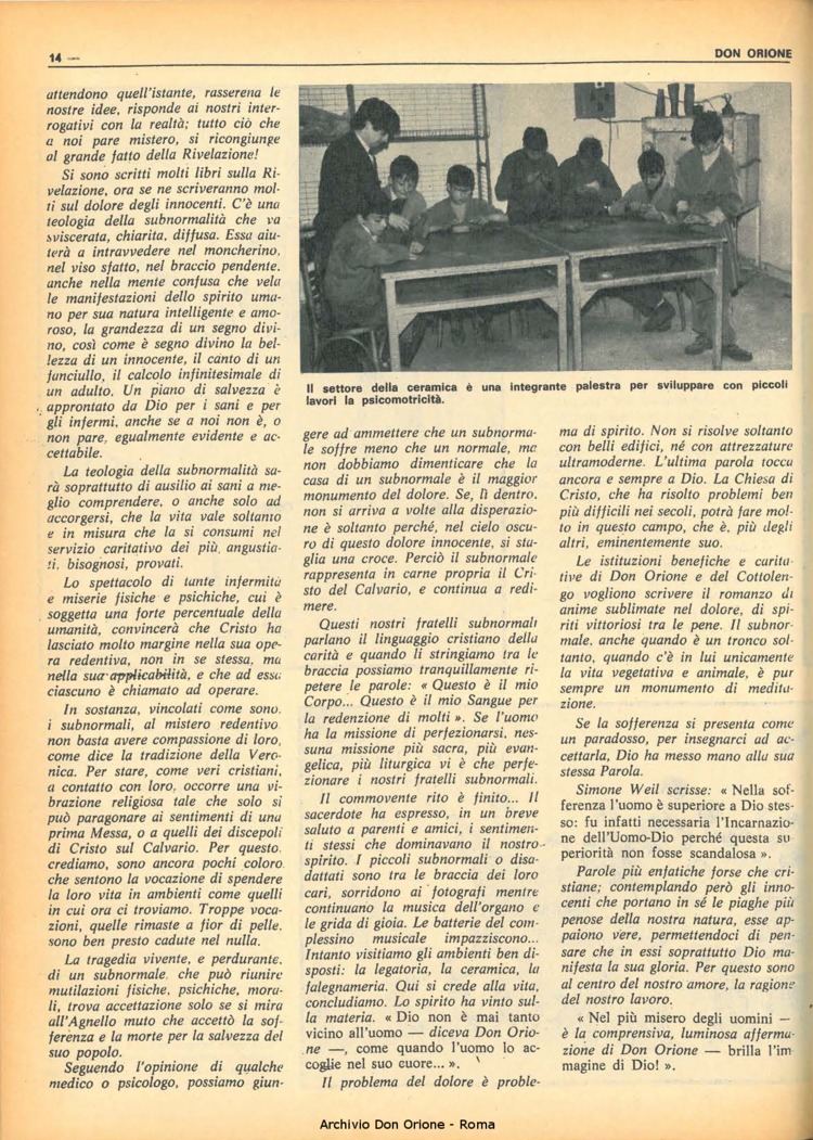 Don Orione, 68, 10, 01-07-1973, pagina 14