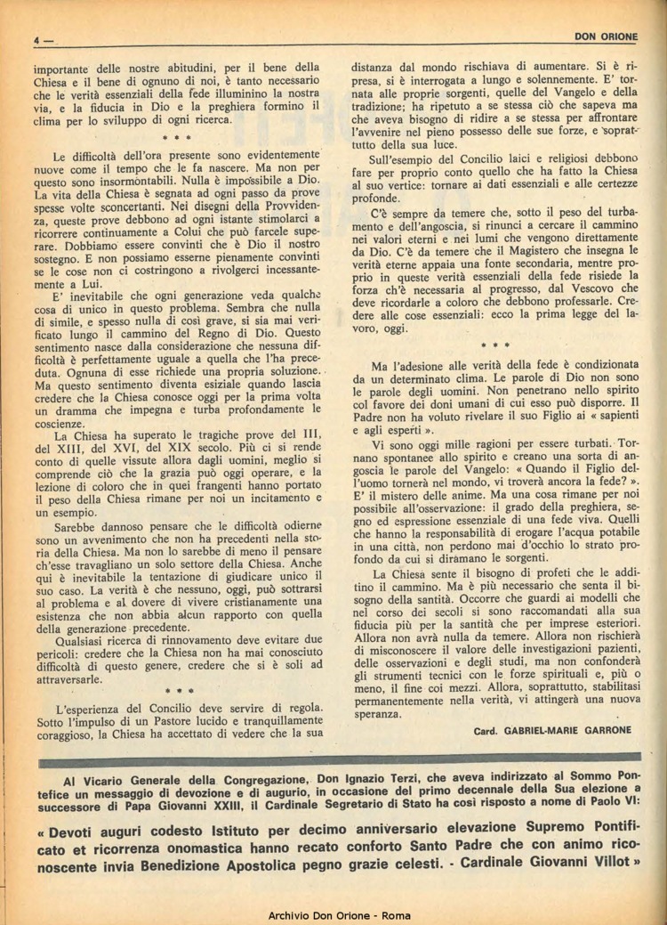 Don Orione, 68, 11, 01-08-1973, pagina 4