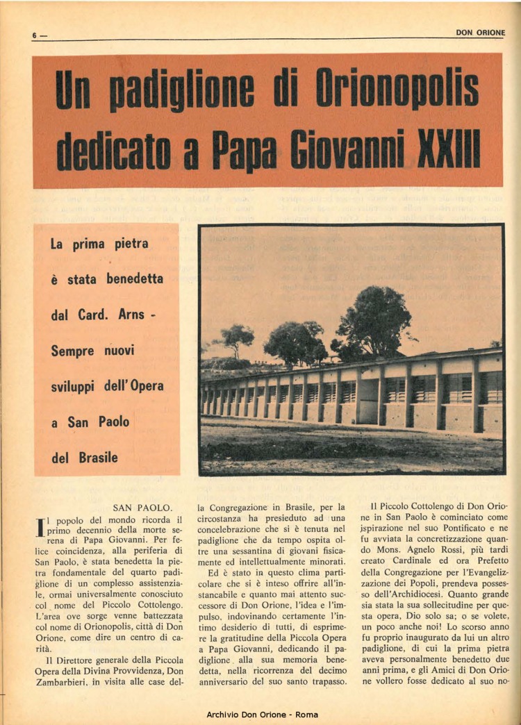 Don Orione, 68, 11, 01-08-1973, pagina 6