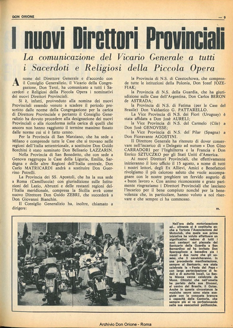 Don Orione, 68, 11, 01-08-1973, pagina 9