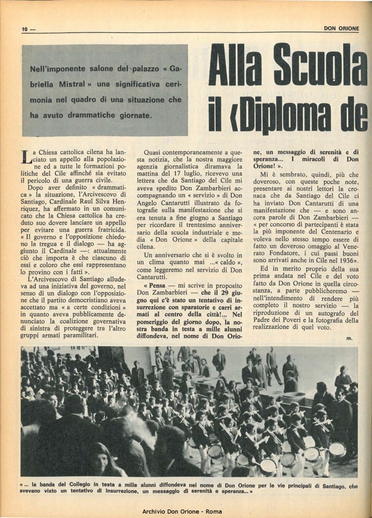 Don Orione, 68, 11, 01-08-1973, pagina 10
