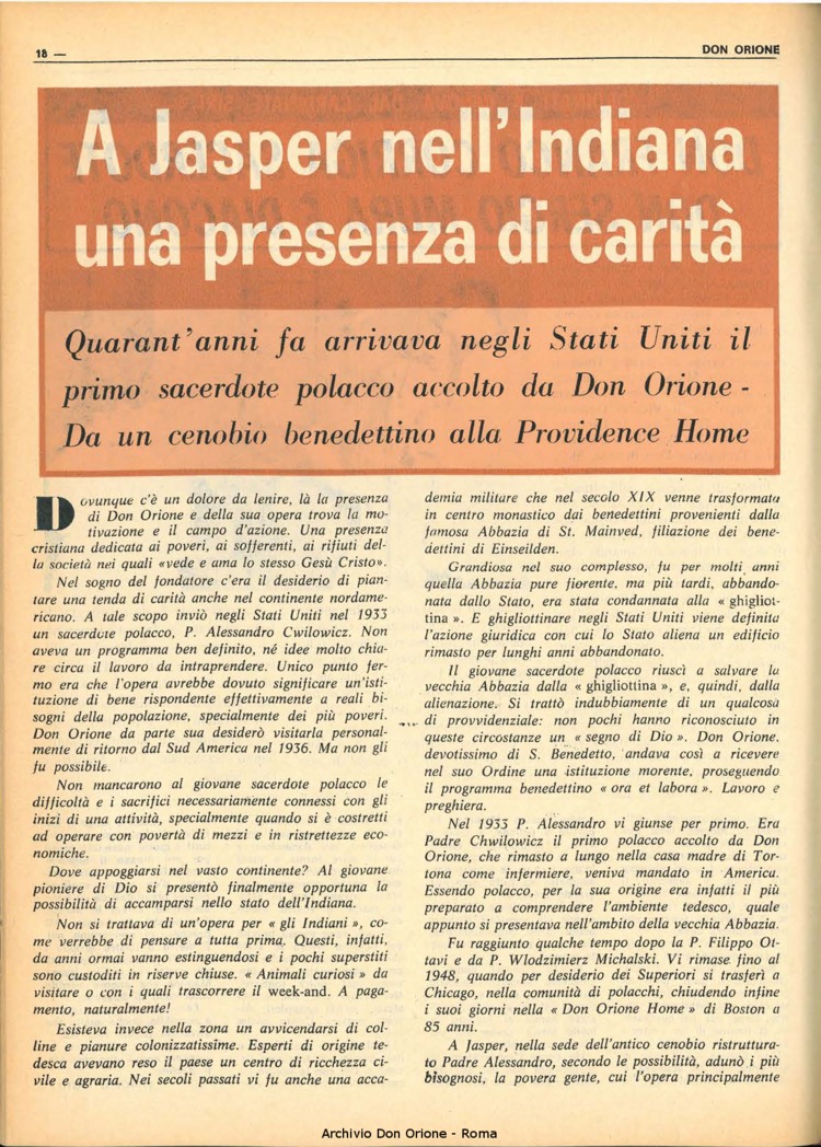 Don Orione, 68, 11, 01-08-1973, pagina 18