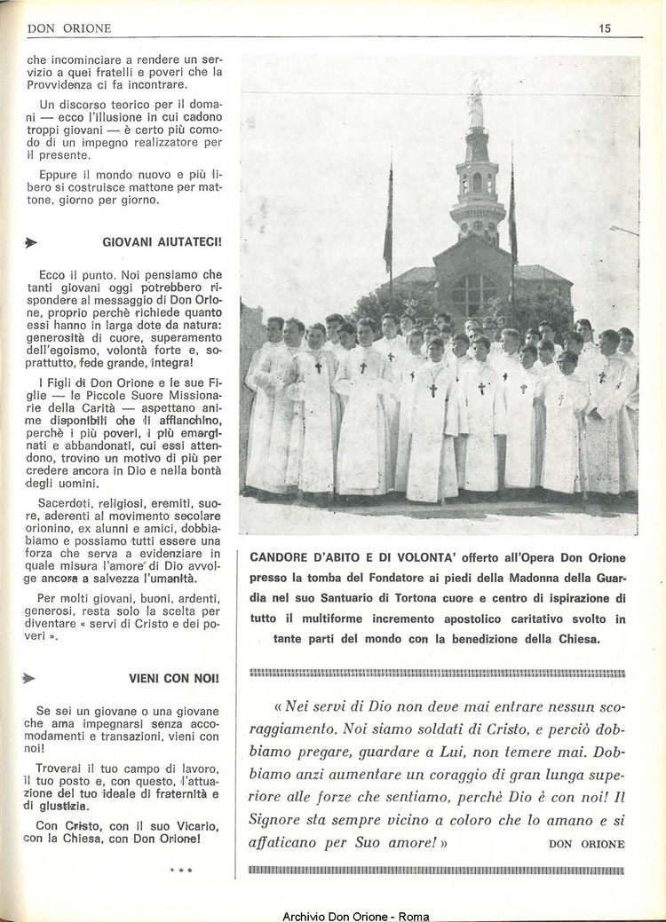 Don Orione, 68, 12, 15-08-1973, pagina 15