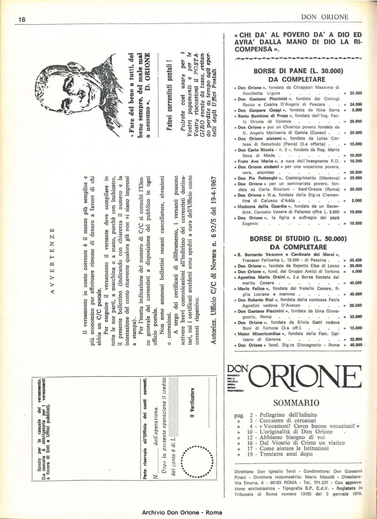 Don Orione, 68, 12, 15-08-1973, pagina 18
