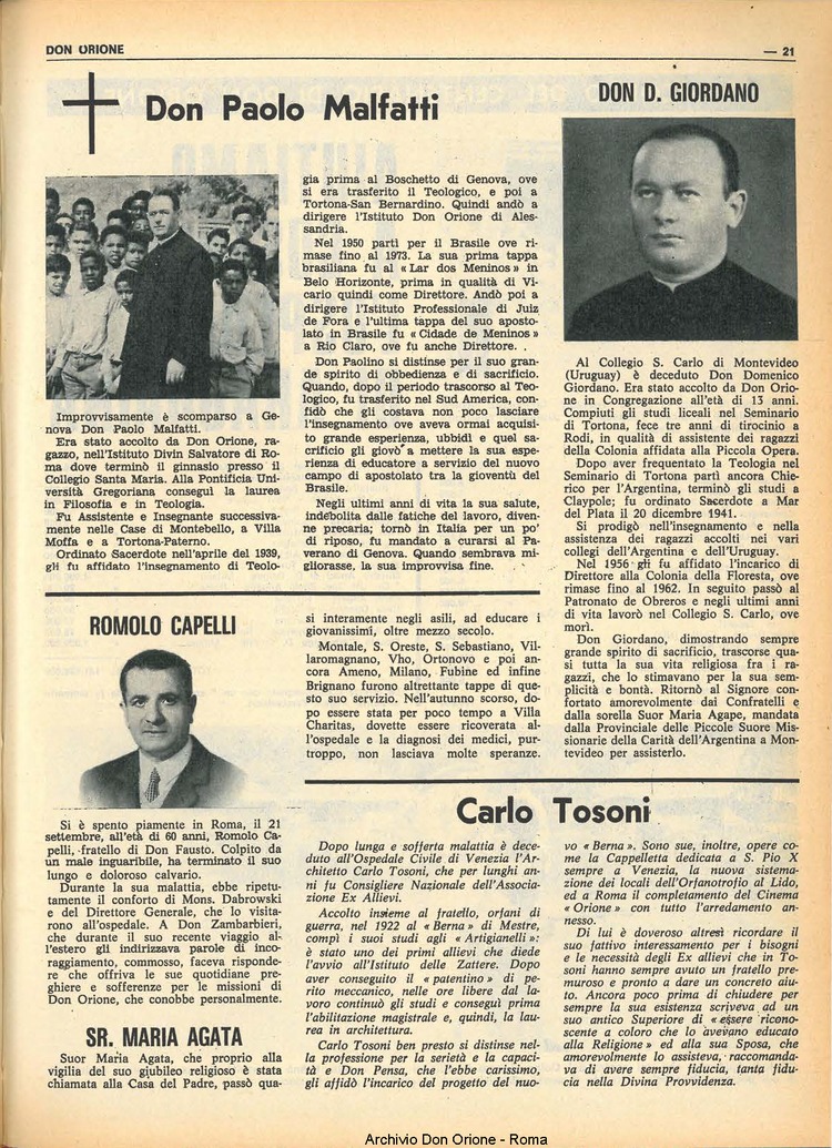Don Orione, 68, 14, 01-10-1973, pagina 21
