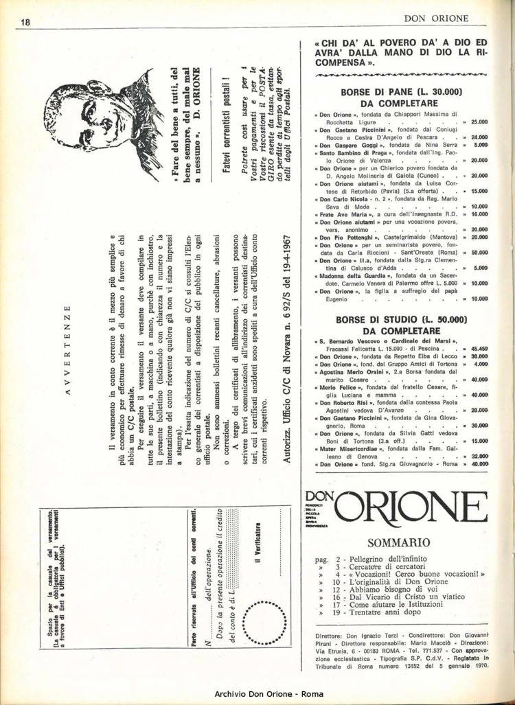 Don Orione, 68, 15, 15-10-1973, pagina 18