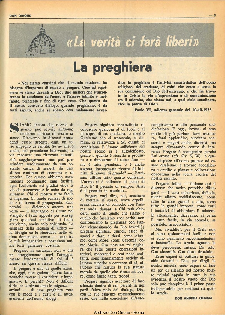 Don Orione, 68, 16, 01-11-1973, pagina 3