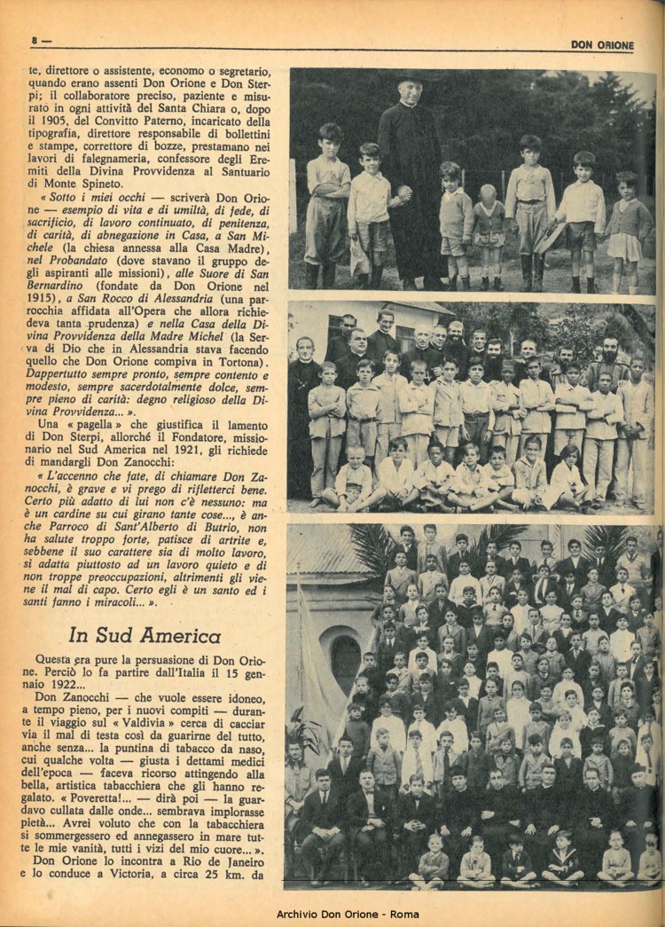 Don Orione, 68, 16, 01-11-1973, pagina 8