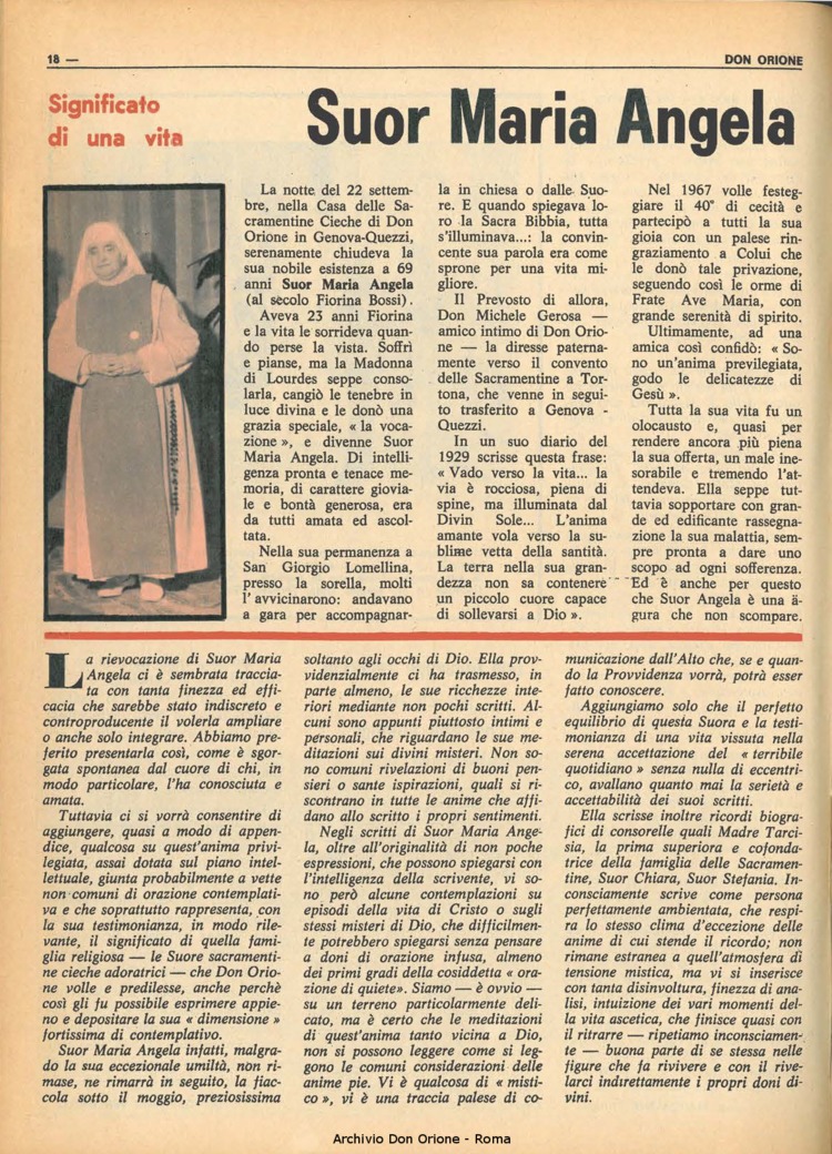 Don Orione, 68, 16, 01-11-1973, pagina 18