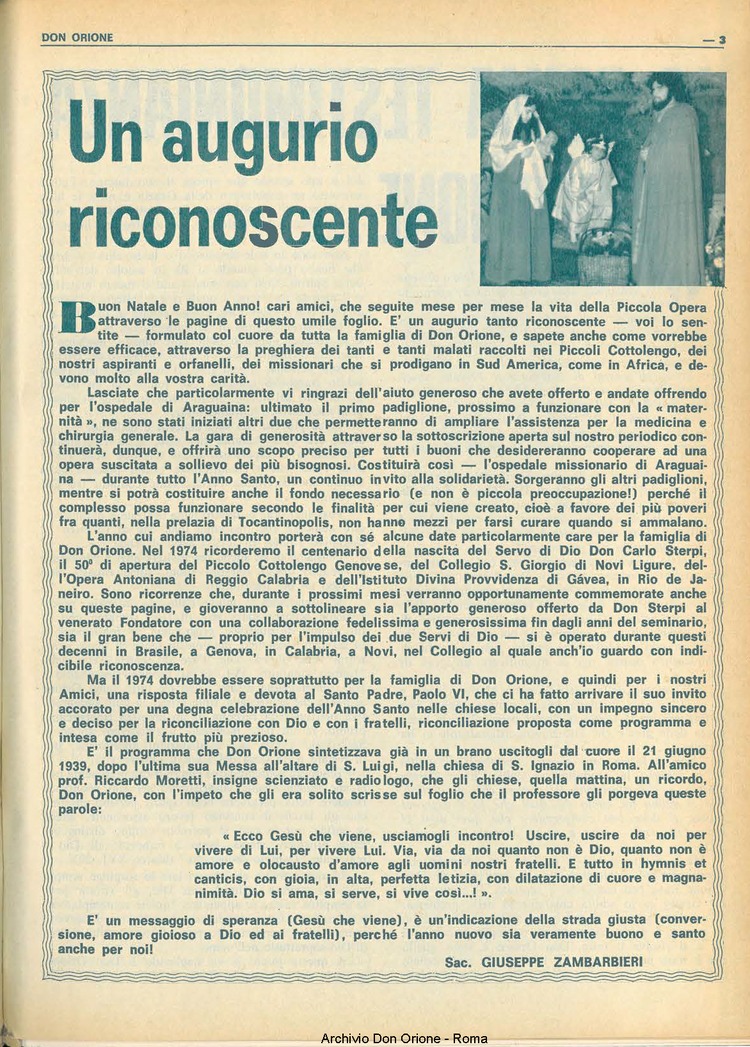 Don Orione, 68, 17, 01-12-1973, pagina 3