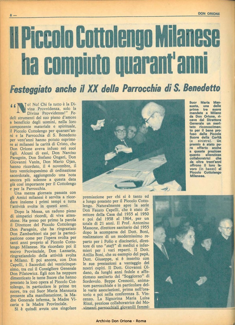 Don Orione, 68, 17, 01-12-1973, pagina 8