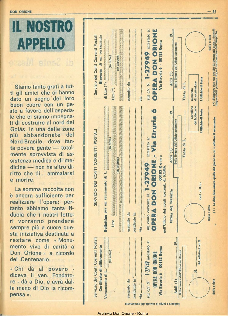 Don Orione, 68, 17, 01-12-1973, pagina 21